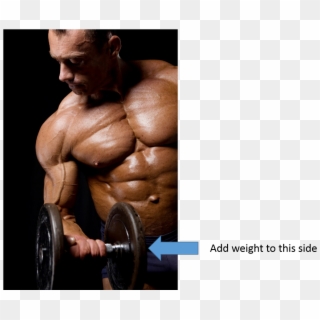 Muscle Building Tricks For Biceps - Bodybuilding Clipart