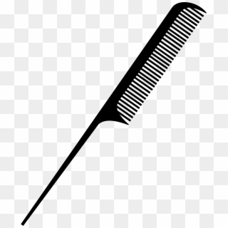 Long Thin Comb Tool Comments - Hairdresser Comb Svg Clipart