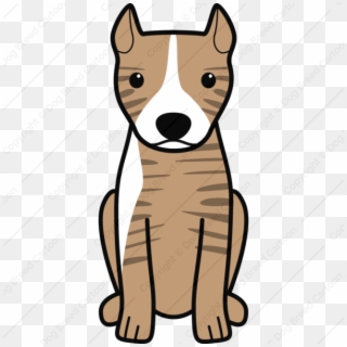 American Terrier Cropped - Transparent Pitbull Cartoon Png Clipart