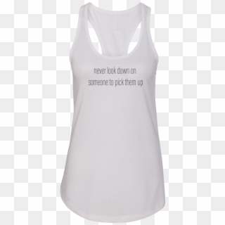 Click - Next Level White Tank Tops Png Clipart