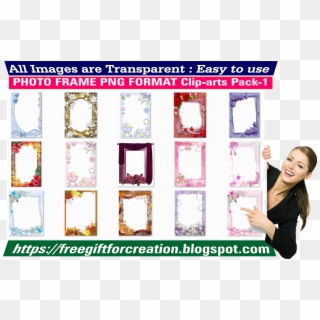 Free Download Photo Frame Png Format Clip Arts Pack - Banner Transparent Png