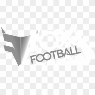 Fox Football Logo Final White - Graphic Design Clipart
