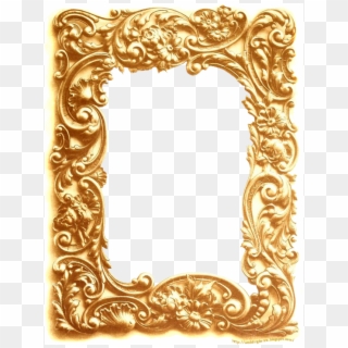 Ornate Gold Frame - Motif Clipart
