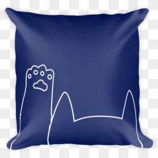 Minimalist Cat Vibrant, Soft And Stylish Square Pillows - Pillow Clipart