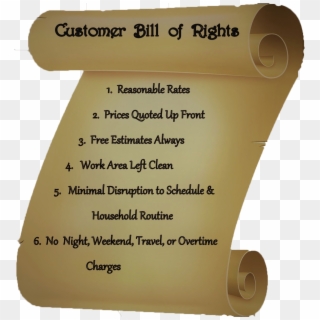 Jiffy Bill Of Rights - Ivory Clipart