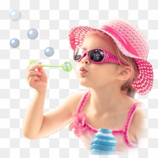Children - Bubbles - Girl - Girl Clipart