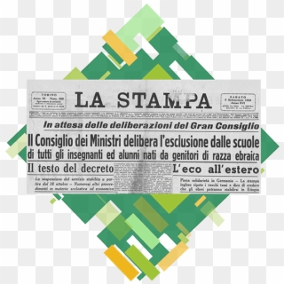 Il 18 Settembre 1938 Benito Mussolini Annunciava Da - Leggi Razziali Clipart
