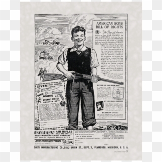 Boys Bill Of Rights Ad, - Bill Of Rights Artwork Clipart