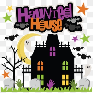 Haunted House Clipart Png - Halloween Houses Clipart Png Transparent Png