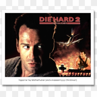 Bruce Willis Die Hard - Die Hard 2 Movie Poster Clipart