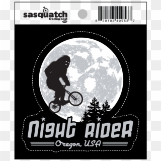 Night Rider Oregon Sticker - Little Bay Root Clipart
