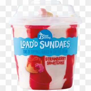 Strawberry Shortcake Sundae Cup - Blue Bunny Load D Sundaes Clipart