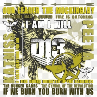 District 13 Propoganda Hungergamesgear - Poster Clipart