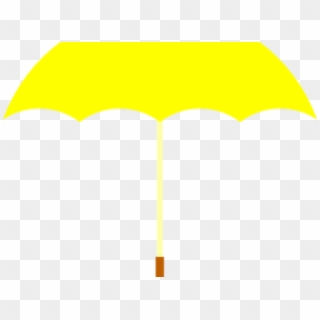 Drawn Umbrella Yellow Umbrella - Umbrella Clipart