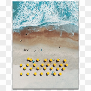 Yellow Umbrellas - Beach Clipart