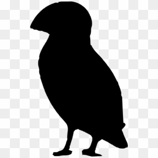 Bird Puffin Silhouette - Puffin Silhouette Png Clipart