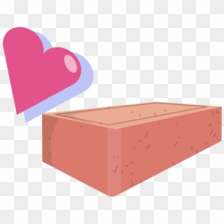 Red Brick - Heart Clipart