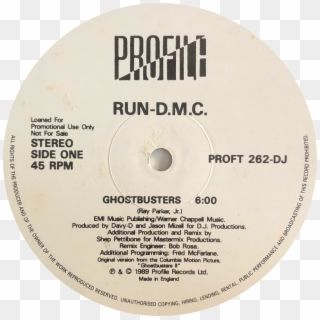 Ghostbusters Pause (vinyl, 12'' Promo 1989)(profile - Everything That Shines Ain T Gold Clipart