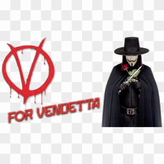 V For Vendetta Clearart Image - V For Vendetta Clipart - Png Download