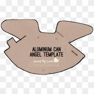 Aluminum Can Angel Template - Label Clipart
