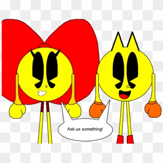 Ask Pac Man Or Ms By Cheezn Ⓒ - Cartoon Clipart