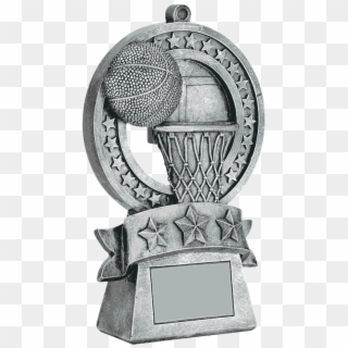 Star Medal Basketball Resin Trophy - Trophy Clipart