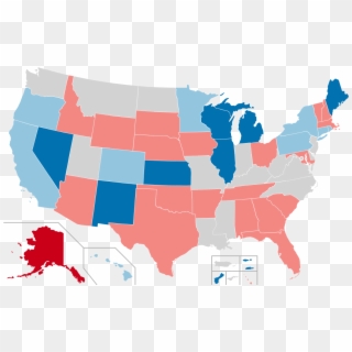 2018 United States Gubernatorial Elections - States Where Gay Marriage Is Legal 2019 Clipart