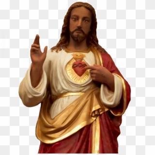 Celebrate The Feast Of The Most Sacred Heart Of Jesus - Sacred Heart Jesus Sculpture Clipart