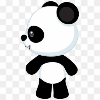 Panda Bear - Girl Panda Cartoon Clipart