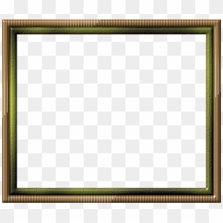 Frame Brown Green Outline Png Image - Picture Frame Clipart