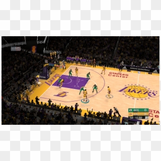2018-2019 Houston Rockets Official Court - Lakers Clipart