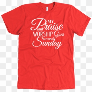 Praise N Worship Unisex - Active Shirt Clipart