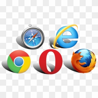 Download Browsers Png Transparent Image - Google Firefox Internet Explorer Clipart