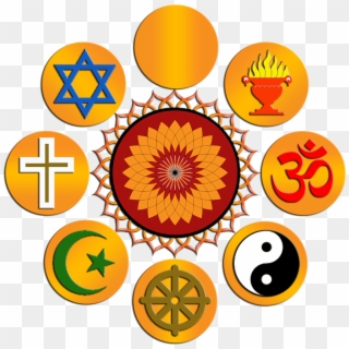 6 - - Circle Of All Religions Clipart