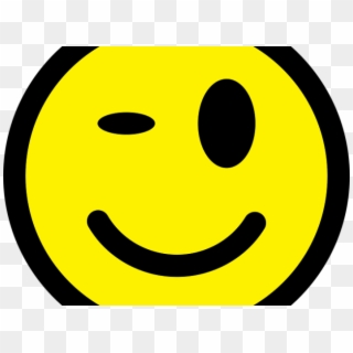 Wink Happy Face - Smiley Clipart