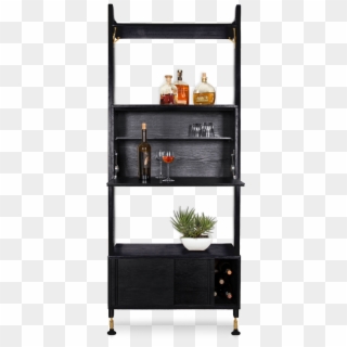 166 B Theo Wall Unit With Bar Counter V=1516683887 - Shelf Clipart