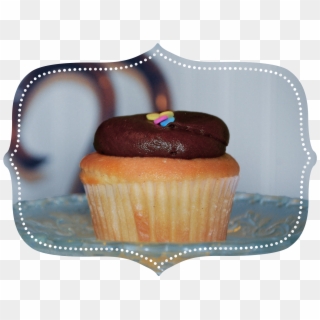 Chocolate Over Vanilla - Cupcake Clipart