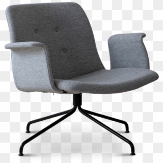 Primum Lounge Arm Chair Black Base - Primum Lounge Chair Clipart