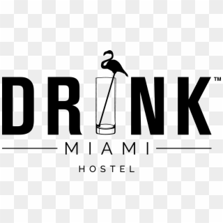 Drink Miami Hostel To Turn The Freehand Into A Cocktail - Graphic Design Clipart