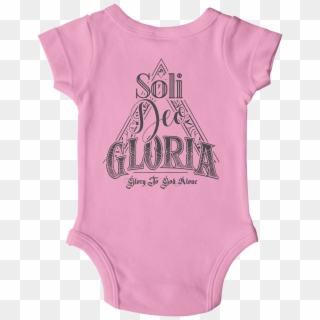 Sdg Triangle “pink And Black” Onesie - Infant Clipart