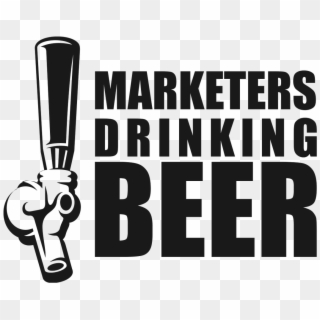 Marketers Drinking Beer - Poster Clipart