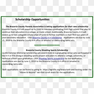 Scholarship Opportunities Spring 2019 - Sing Your Name Clipart