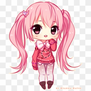 Ahahahaah I Gave My Sketch Of Bubble Some Legs - Anime Chibi Pink Hair Clipart