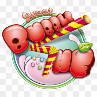 Sweet Bubble Thé - Sweet Bubble Tea Logo Clipart