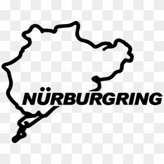 Nurburging Car Decal/sticker - Neverbeen Nurburgring Sticker Clipart