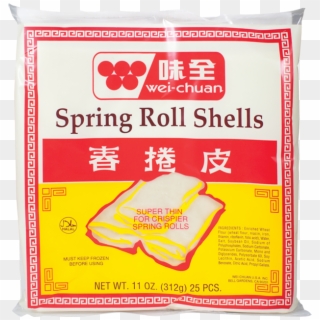 Fz Wc Egg Roll Shell - Wei Chuan Egg Roll Wrap Clipart