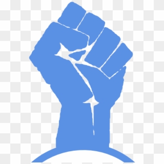 Blue Fist - Power And Conflict Poetry Clipart