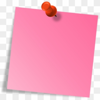 Post It Note Pink Clipart