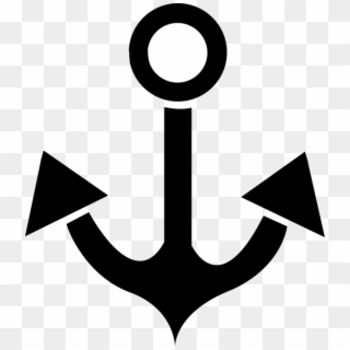 Image Free Library Boat Anchor Restricts Motion - Anchor Icon Png Clipart
