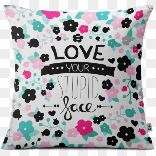 Dailyobjects Stupid Face 12" Cushion Cover Buy Online - Cushion Clipart